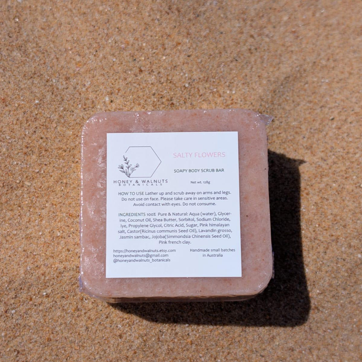 SALTY FLOWERS - Soapy body scrub bar
